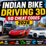 Indian Bike Driving 3D 50 Cheat Codes 2026 – Bike, Car & JCB Codes