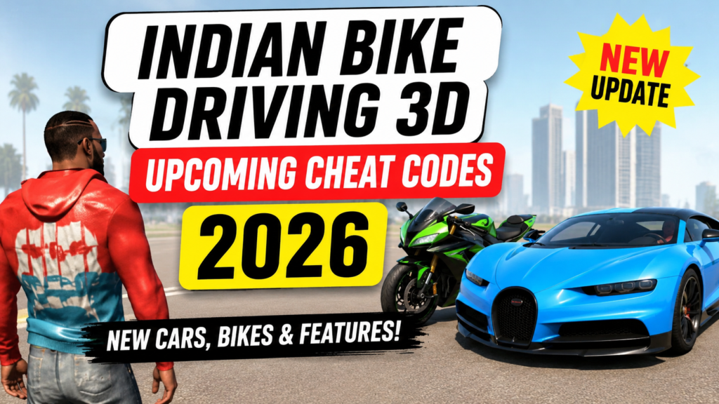 Indian Bike Driving 3D Upcoming Cheat Codes 2026